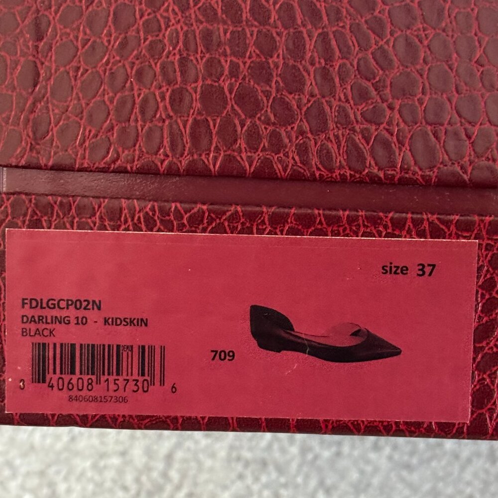 Tamara Mellon Darling Flats Black EUC - Picture 2 of 6